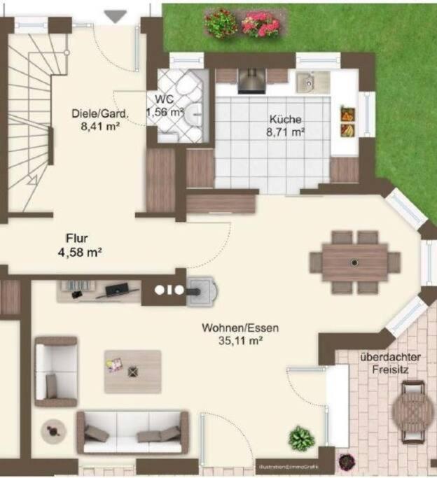 Phantastisches Haus Mit Pool Direkt In Muenchen Luaran gambar